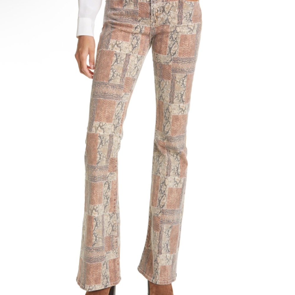 Frame Denim Multicolor Flare Jeans